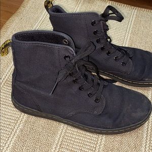 Doc Martens High Top Canvas Sneakers